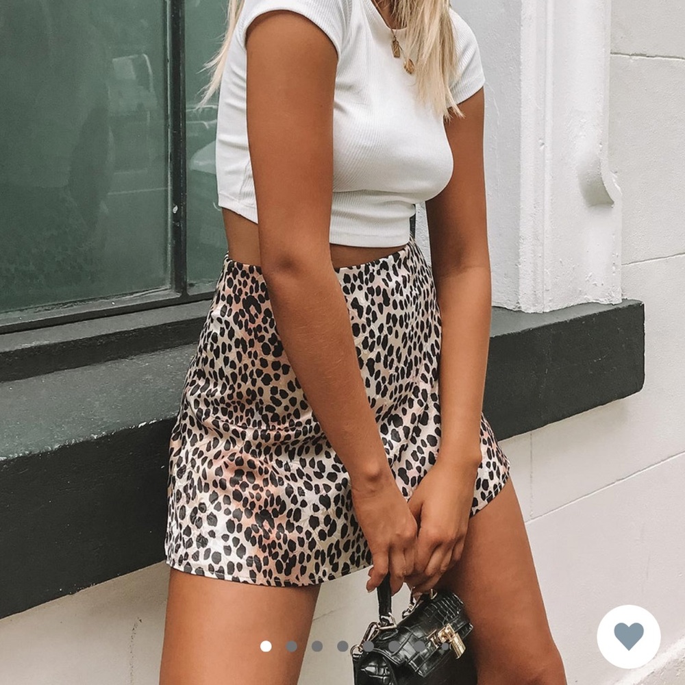 Princess Polly Cheetah Skirt